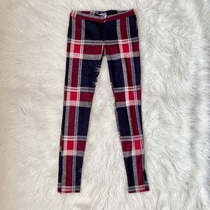 NEW Again Clothing 100% Wool Plaid Pants 90s Y2K